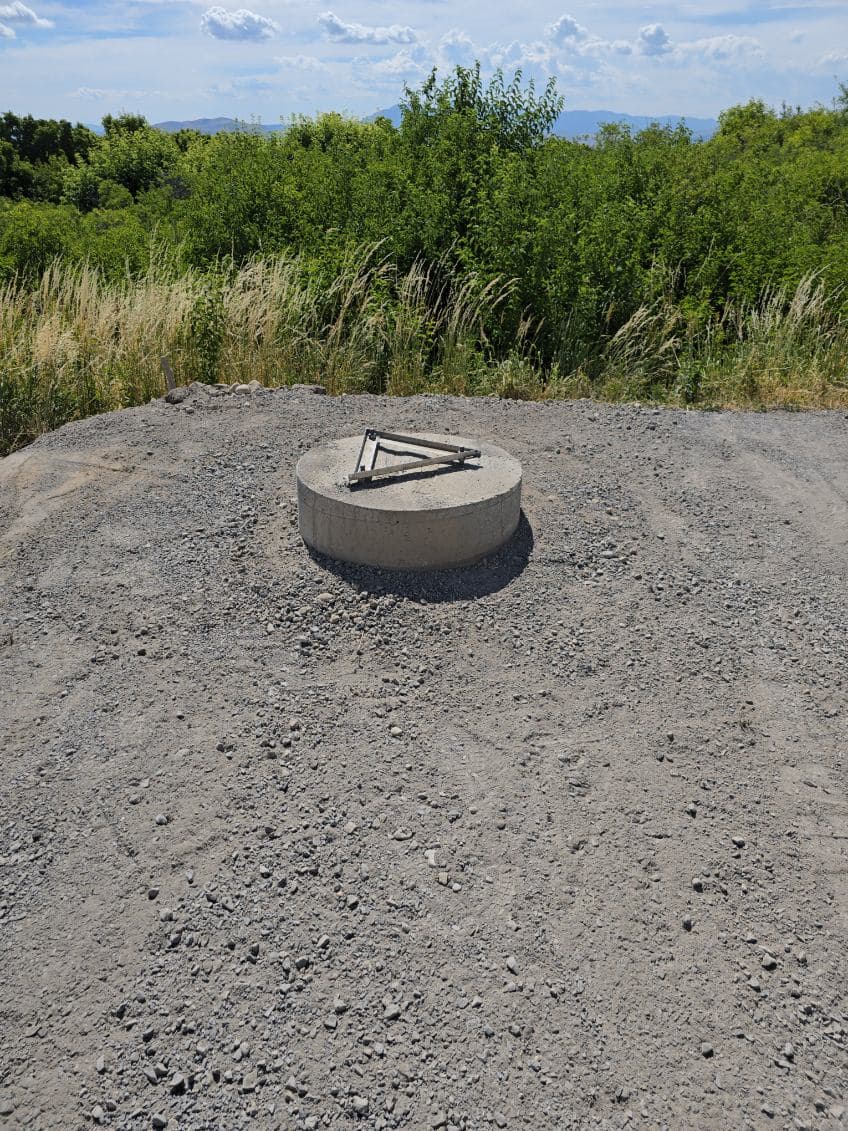 Gallery photos for Land Preparation and Weather Equipment Base Installation: Image #2