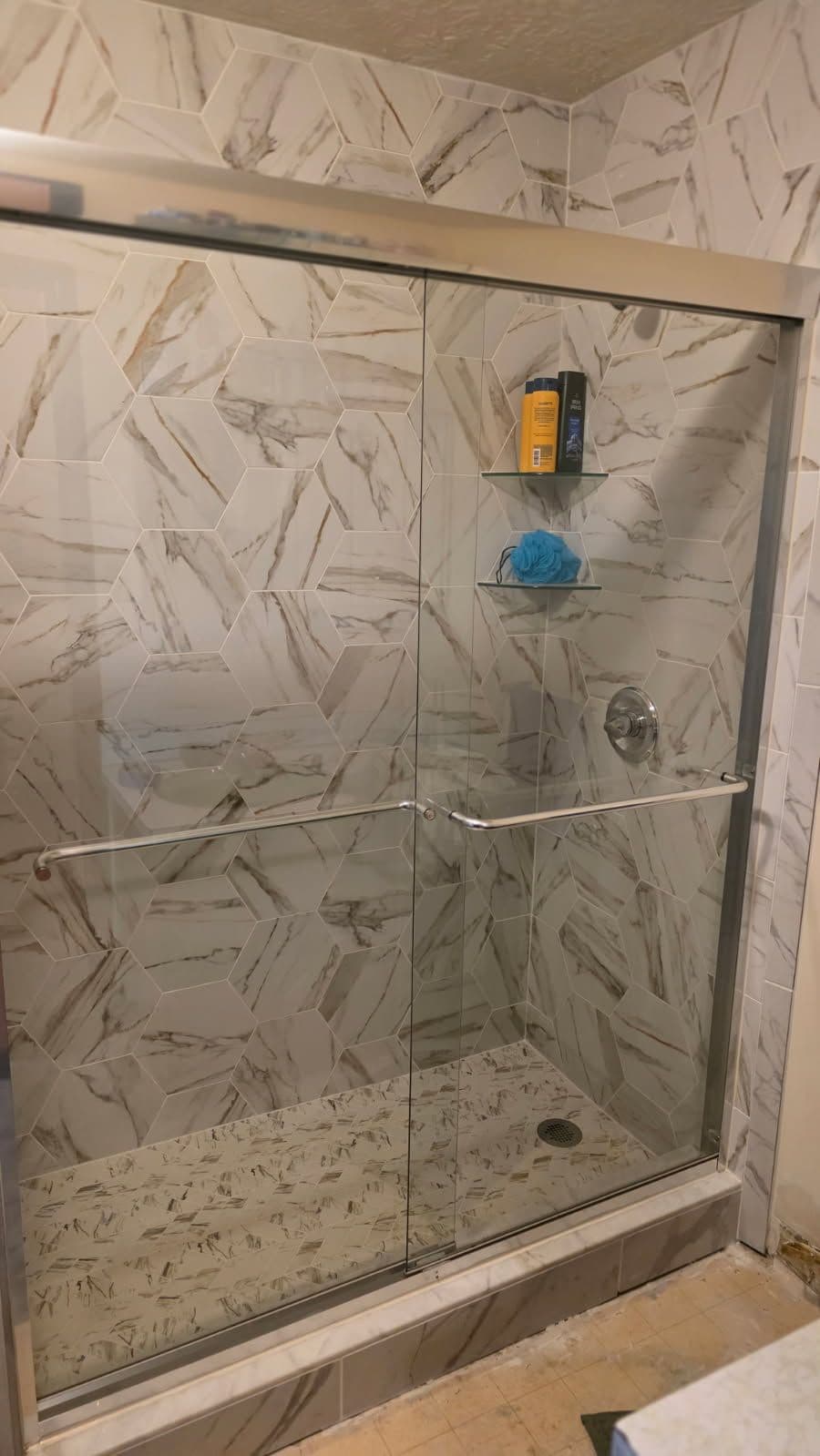 Sleek Shower Renovation by Edson Builders image