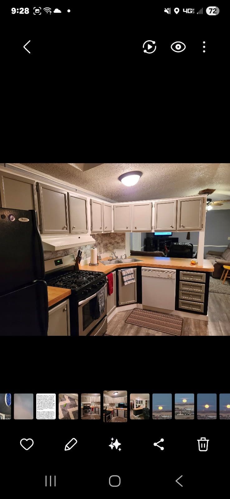 Gallery photos for Stylish Kitchen and Living Area Makeover: Image #1