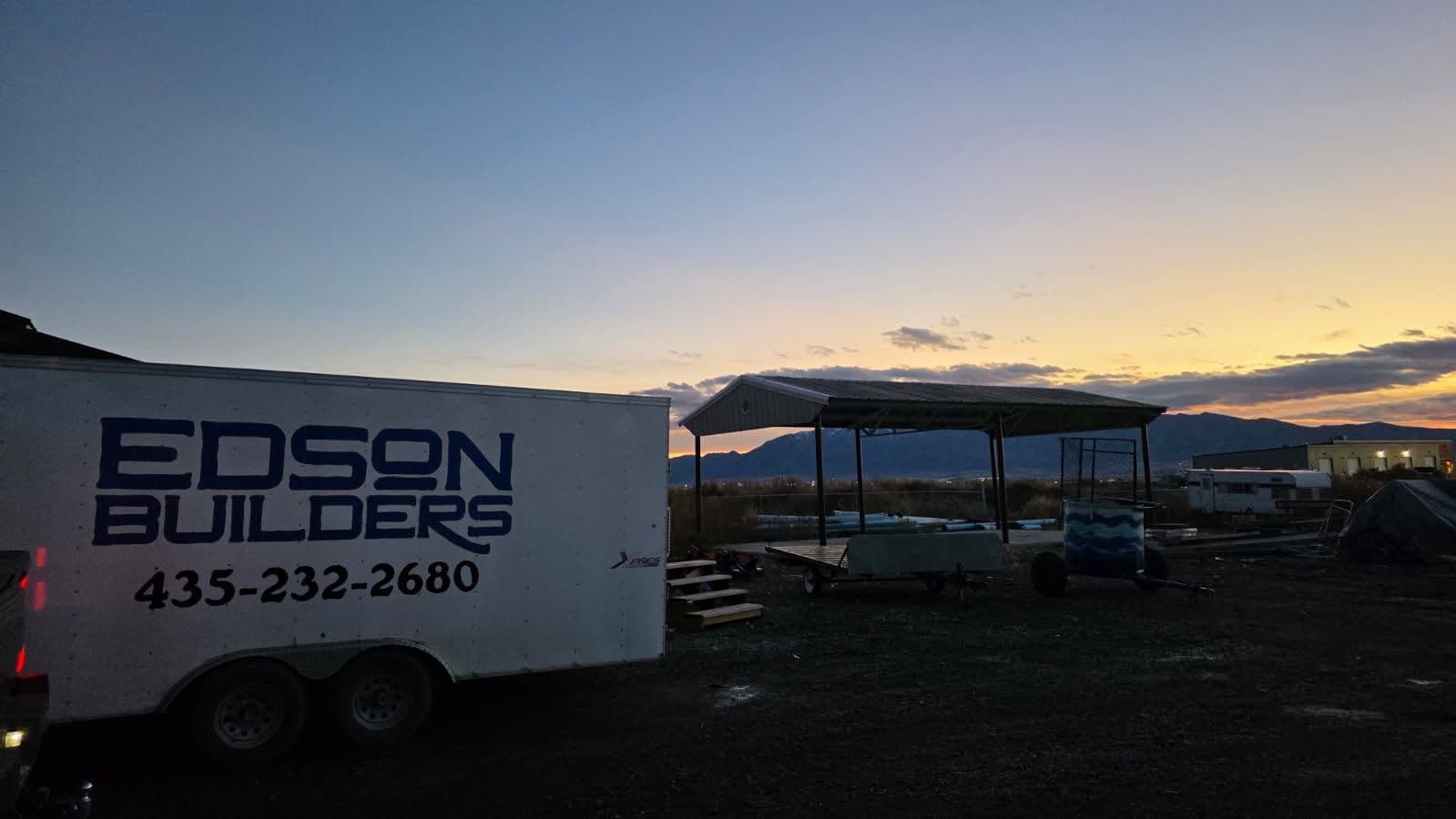 Remarkable Project Progress Amidst Mountainous Backdrop image